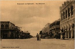 CPA AK Djibouti- Rue D'Abyssinie SOMALIA (831294) - Somalië