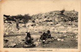 CPA AK Djibouti- Laveuses A Ambouli SOMALIA (831320) - Somalië