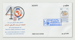 Egypt - 2020 - FDC - ( 40th Anniv. Of The Pan African Postal Union ) - Brieven En Documenten