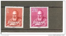 España/Spain-(MNH/**) - Edifil  1292-93 - Yvert  973-74 - 1951-60 Ongebruikt