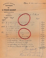 Namur Wépion Sur Meuse Facture Entreprise électrique à Monsieur Le Curé De La Plante 1919 - Electricity & Gas