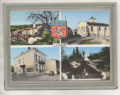 CPSM Dentelée (69) LOIRE-sur-RHÔNE - Carte Multivues Au Blason Héraldique De 1967 - Loire Sur Rhone