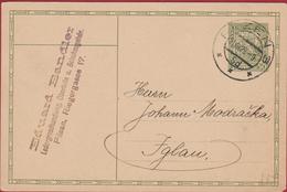 Tsjechoslowakije CESKOSLOVENSKO TCHECOSLOVAQUIE Entier Postal Postwaardestuk 1928 Pilsen Eduard Bandler - Cartoline Postali