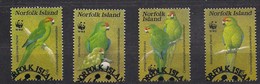 Norfolk 1987 Yvertn° 413-416 (°) Used Oblitéré Cote 15 Euro  Faune WWF Oiseaux Vogels Birds - Gebruikt