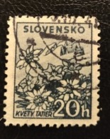 Slovaquie 1944 SK 113 Kvety Tatier  Fleurs | Montagnes | Paysages | Plantes Flore - Used Stamps