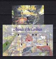 Montserrat 2003 Animals Of Caribbean, Turtles, Sheetlet + Block - Other