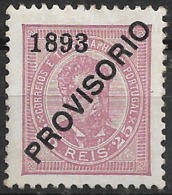 Portugal – 1892 King Luis Surcharged PROVISÓRIO 25 Réis - Sonstige & Ohne Zuordnung