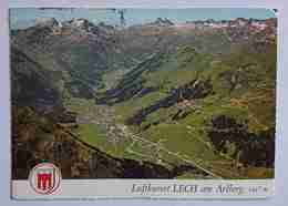 LECH Am Arlberg (Vorarlberg) Mit Oberlech - Im Hintergrud Das Lechquellen-Gebirge -  Vg A2 - Lech