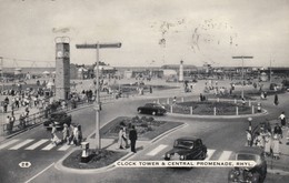 Postcard Clock Tower & Central Promenade Rhyl By Bamforth PU 1972  My Ref  B13995 - Flintshire