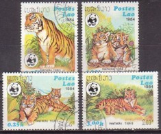 Tiger, Laos 706/09 , O  (U 2048) - Gebraucht