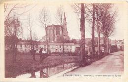 BASSE INDRE : PANORAMA VERS L'EGLISE - Basse-Indre