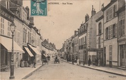 AUXONNE 21 COTE D'OR   CPA   RUE THIERS - Auxonne