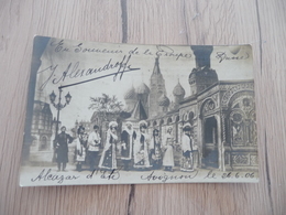 Carte Photo Soignon 26/06/1906 Troupe Russe Alexandroff Alcazar D'été Russia Autographe Théâtre - Artistes