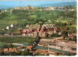 07- AUBENAS- VUE GENERALE SUR A VALLEE DE L' ARDECHE PON D' AUBENAS ET LA VILLE  - ARDECHE - Aubenas