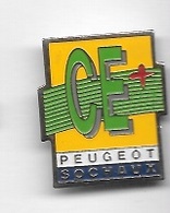 Pin's  Ville, Automobile  PEUGEOT, C E +  PEUGEOT  SOCHAUX  ( 25 ) - Peugeot