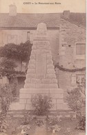 CIREY   COTE D'OR    CPA  LE MONUMENT AUX MORTS - Autres & Non Classés