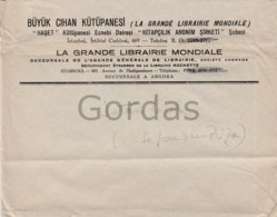 Turkey - La Grande Librairie Mondiale - Advertise Cover - Buyuk Cuhan Kutupanesi - Postwaardestukken