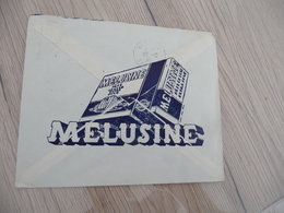 Lettre Illustrée Colonies Françaises Maroc  1 TP Pub Par Avion Pâte Mélusine  Rabat Pour Uzerche 1940 - Cartas & Documentos