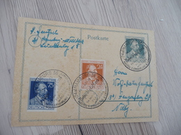 Lettre Allemagne Deutsche Post 3 TP Anciens Planten Un Blomen 1947 - Altri & Non Classificati