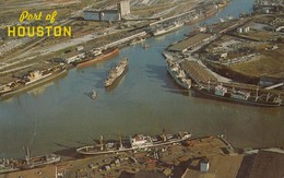 Houston TX - Ship Channel And Turning Basin In Port 1968 - Houston