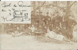 Carte Photo - Ecole De Recrue Militaire En 1908  De Colombier Neuchatel - Suisse  - Schweiz - Colombier