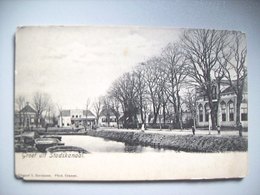 Nederland Holland Pays Bas Stadskanaal Boten En Huizen Oud - Stadskanaal