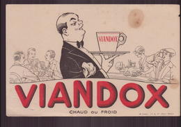 Buvard " Viandox  ( 21 X 13.5 Cm ) Pliures, Rousseurs, Déchirure, Taches - Suppen & Sossen