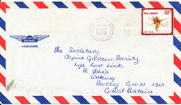 New Zealand Air Mail Cover Sent To Denmark  24-3-1980 - Poste Aérienne