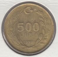 @Y@  Turkije / Turkey      500 Lira  1990      (4827) - Turkey