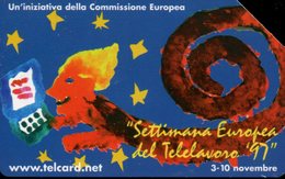 Scheda Telefonica "Telelavoro" - Scadenza 31/12/1999 (usata) - Publiques Spéciales Ou Commémoratives