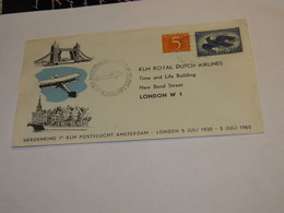 Netherland First Flight Cover 1960 - Otros & Sin Clasificación