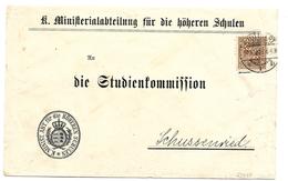 Württemberg XX002 / Dienstbrief Von Stuttgart Nach Schussenried - Cartas & Documentos