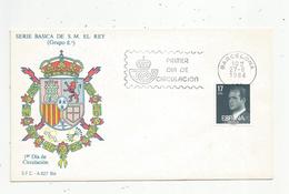 Fdc , Premier Jour D'émission , Espana ,Espagne , BARCELONA , 1984, SERIE BASICA DE S.M. EL REY - FDC