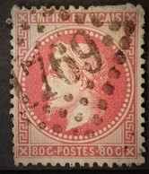 FRANCE 1867 - Canceled - YT 32 - 80c - 1863-1870 Napoléon III. Laure