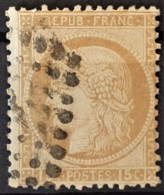 FRANCE 1873 - Canceled - YT 55 - 15c - 1871-1875 Ceres