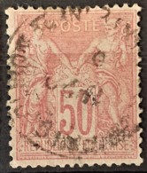 FRANCE 1890 - Canceled - YT 98 - 50c - 1876-1898 Sage (Tipo II)