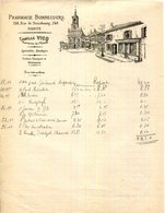 54.NANCY.PHARMACIE BONSECOURS.CAMILLE VICQ PHARMACIEN DE 1 ère CLASSE 248 RUE DE STRASBOURG.(P.J) - Chemist's (drugstore) & Perfumery