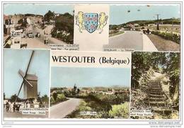 WESTOUTER ..-- HEUVELLAND ..--  5 Vues De La Ville . 1962 Vers NOUVION , France . Voir Verso . - Heuvelland