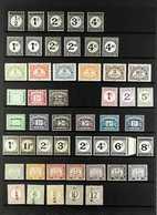 BRITISH COMMONWEALTH POSTAGE DUES 1918-1970 Fine Mint Collection Of All Different Complete Sets On Stock Pages, Includes - Other & Unclassified