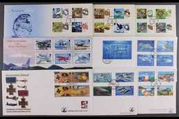 2008-11 FIRST DAY COVERS, All Different Range From 2008 Definitives To 2011 Red-billed Tropicbird. Clean, Fine & Unaddre - Ascensión