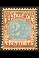 VICTORIA POSTAGE DUE. 1890-94 2s Dull Blue & Brown Lake, SG D9, Fine Mint For More Images, Please Visit Http://www.sanda - Other & Unclassified