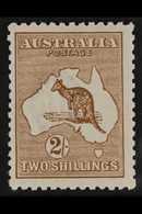 1915 2s Brown, Wmk Narrow Crown, Kangaroo, SG 41, Very Fine Mint. For More Images, Please Visit Http://www.sandafayre.co - Autres & Non Classés