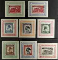 BELGIAN CONGO 1949 UPU Overprinted Miniature Sheets Complete Set, COB BL3A/10A (see Note After Scott 225), Never Hinged  - Other & Unclassified