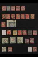 POSTMARKS 1895-1908 Collection Of Fine Used Stamps Showing Readable Cds Or Squared Circle Postmarks, Stamps Include 1895 - Nyasaland (1907-1953)