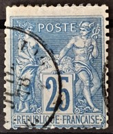 FRANCE 1876 - Canceled - YT 78 - 25c - 1876-1898 Sage (Type II)