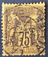 FRANCE 1890 - Canceled - YT 99 - 75c - 1876-1898 Sage (Tipo II)