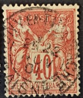 FRANCE 1881 - Canceled - YT 94 - 40c - 1876-1878 Sage (Typ I)