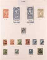 REVENUE STAMPS QV To KGVI Collection On Album Pages. Note Bill Stamp QV Range To $3, Excise Range To $10 Pair, Law Stamp - Other & Unclassified