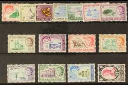 1962-64 Pictorials Complete Set, SG 165/79, Never Hinged Mint, Very Fresh. (15 Stamps) For More Images, Please Visit Htt - Kaaiman Eilanden