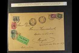 SCADTA 1926 (9 Oct) Airmail Cover From Germany To Bogota, Bearing Germany 30pf & 40pf Stamps And SCADTA 1923 10c, 15c &  - Colombie